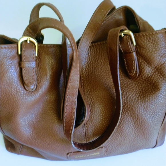 ISABELLA FIORE Brown Leather Shoulder Bag - Picture 7 of 15